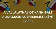 A vállalatnál öt kannibált alkalmaznak specialistaként (Vicc)