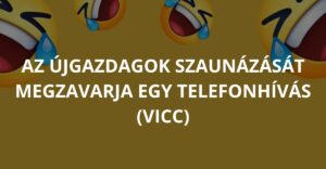 Az újgazdagok szaunázását megzavarja egy telefonhívás (Vicc)