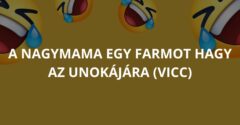 A nagymama egy farmot hagy az unokájára (Vicc)