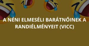 A néni elmeséli barátnőinek a randiélményeit (Vicc)