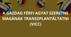 A gazdag férfi agyat szeretne magának transzplantáltatni (Vicc)