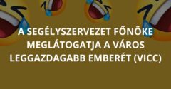 A segélyszervezet főnöke meglátogatja a város leggazdagabb emberét (Vicc)