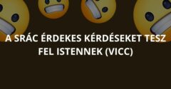 A srác érdekes kérdéseket tesz fel Istennek (Vicc)