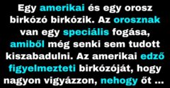 Az amerikai és az orosz birkózó (Vicc)