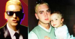 Eminem férjhez adta egyetlen lányát. Hailie gyönyörű menyasszony volt, de az apjának zord kedve volt, nem is mosolygott