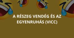 A részeg vendég és az egyenruhás (Vicc)