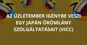 Az üzletember igénybe veszi egy japán örömlány szolgáltatásait (Vicc)