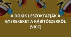 A dokik leszoktatják a gyerekeket a kábítószerről (Vicc)