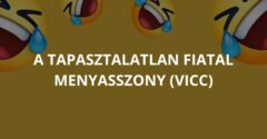 A tapasztalatlan fiatal menyasszony (Vicc)