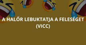 A halőr lebuktatja a feleséget (Vicc)