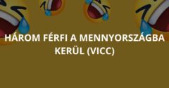 Három férfi a mennyországba kerül (Vicc)