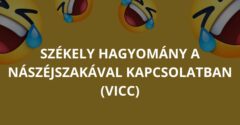 Székely hagyomány a nászéjszakával kapcsolatban (Vicc)