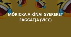 Móricka a kínai gyereket faggatja (Vicc)