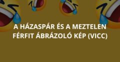 A házaspár és a meztelen férfit ábrázoló kép (Vicc)