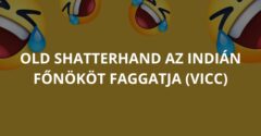 Old Shatterhand az indián főnököt faggatja (Vicc)