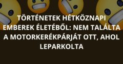 Történetek hétköznapi emberek életéből: Nem találta a motorkerékpárját ott, ahol leparkolta