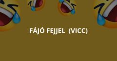 Fájó fejjel (Vicc)