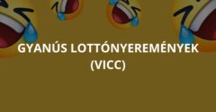 Gyanús lottónyeremények (Vicc)